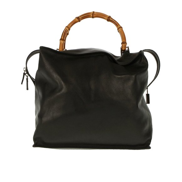 Jil Sander Black Bamboo-handle Bowling Bag - Picture 3 of 3